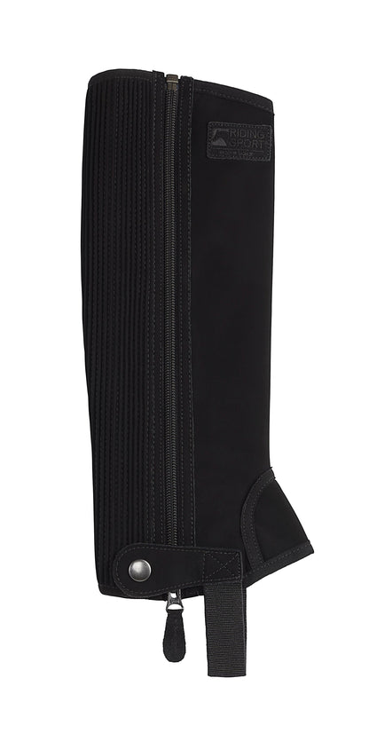 Kids’ Synthetic Suede Half Chaps with Silicone Grip Patches
