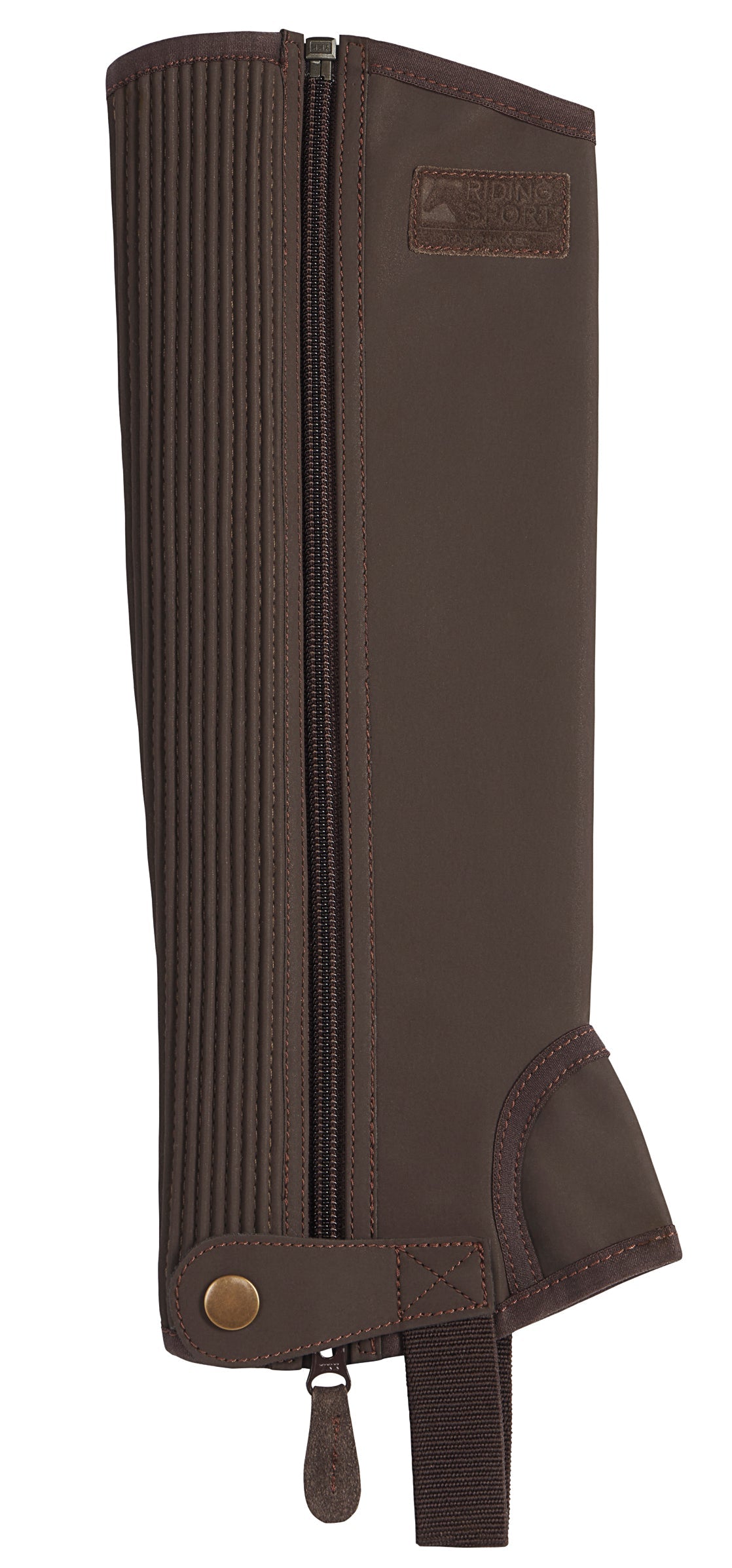 Kids’ Synthetic Suede Half Chaps with Silicone Grip Patches