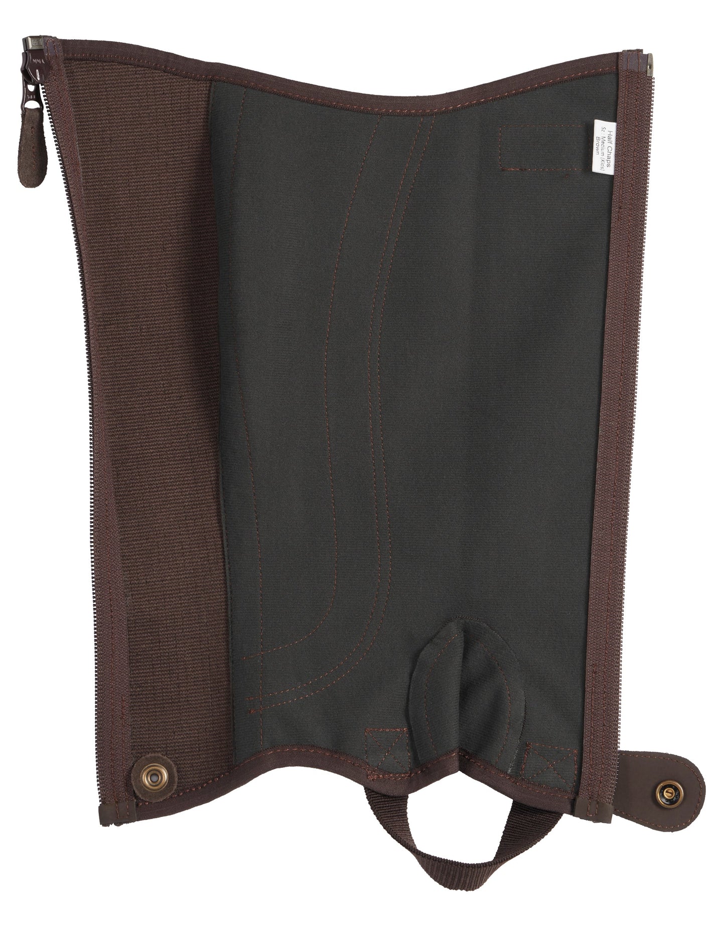 Kids’ Synthetic Suede Half Chaps with Silicone Grip Patches