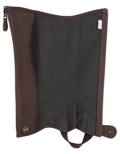 Kids’ Synthetic Suede Half Chaps with Silicone Grip Patches