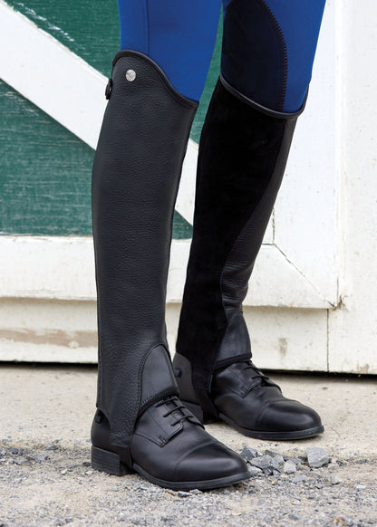 Ladies’ Stay Tight Leather Half Chaps