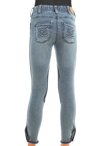 Girls’ Knee-Patch Equestrian Jean