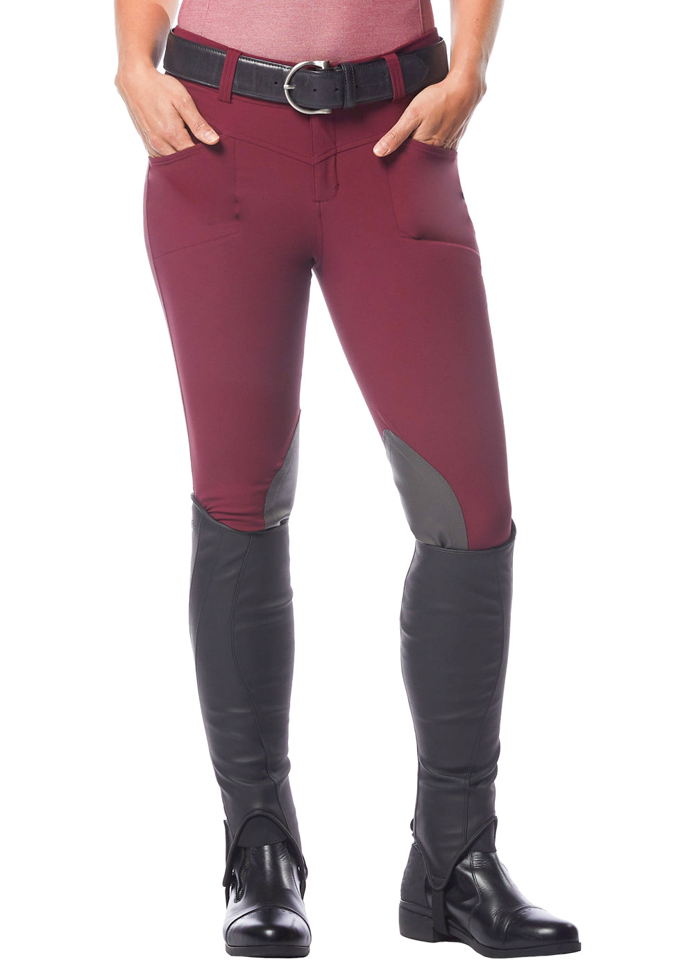 Ladies’ Petite Crossover II Knee-Patch Breech
