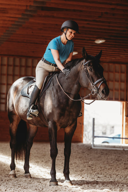 Ladies’ Techno Mid-Weight Clarino Knee-Patch Breech