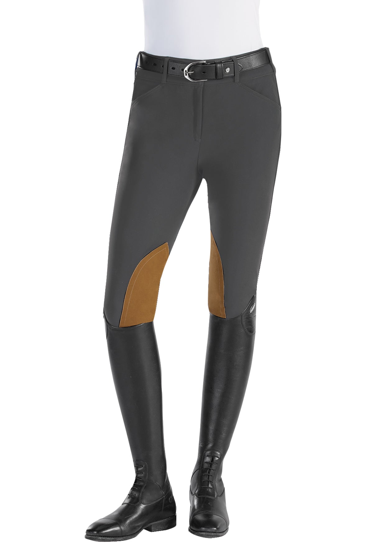 Ladies’ Techno Lightweight Knee-Patch Front-Zip Breech