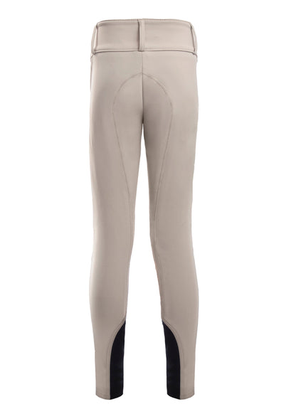 Girls' Techno Front-Zip Knee-Patch Breech