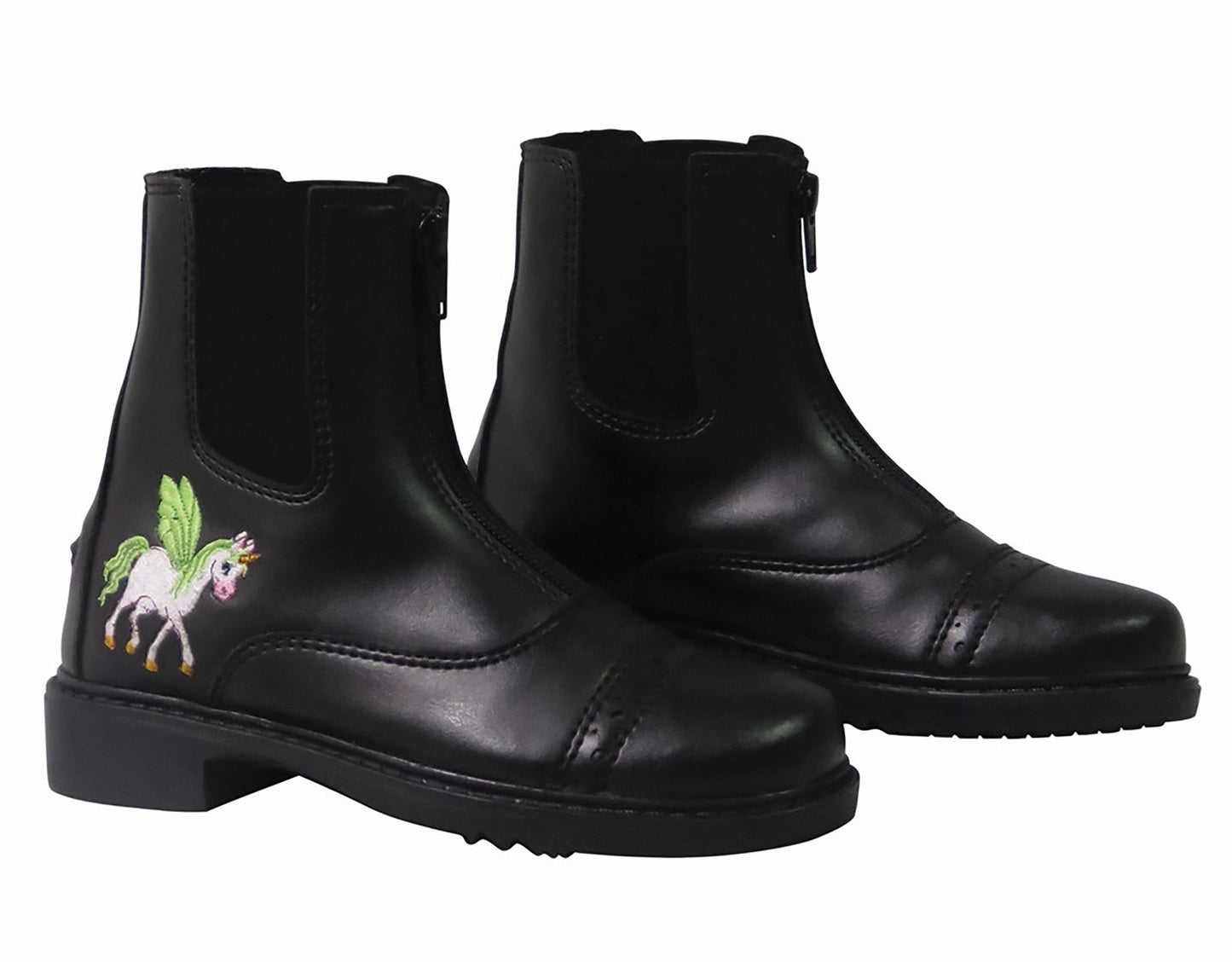 Children's Unicorn Starter Front-Zip Paddock Boot