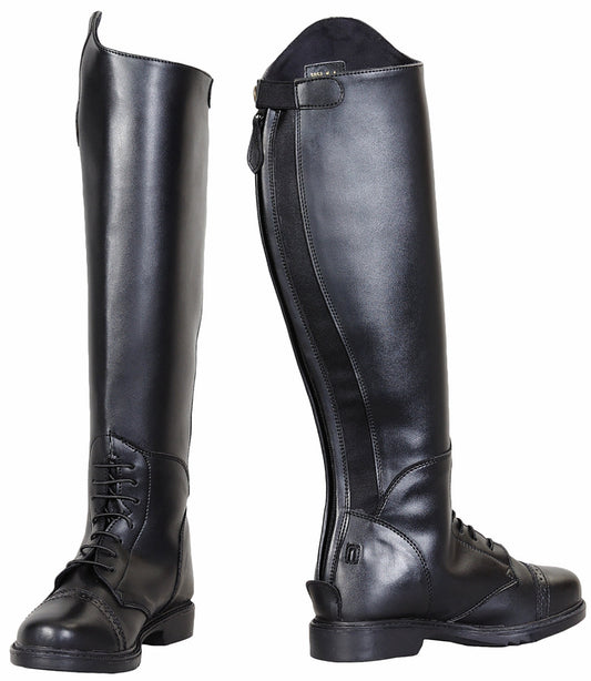 Children's Starter Back-Zip Field Boots in Black