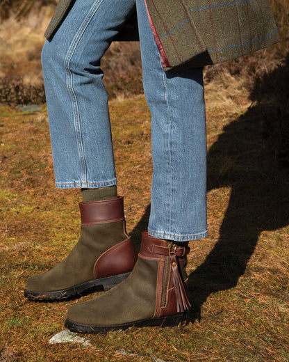 Ladies’ Inclement Cropped Tassel Boots