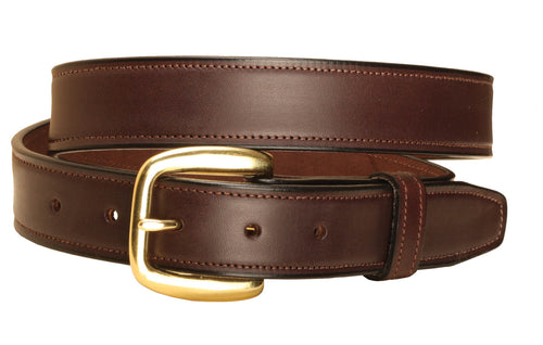 Extra-Large Stitched Leather Belt