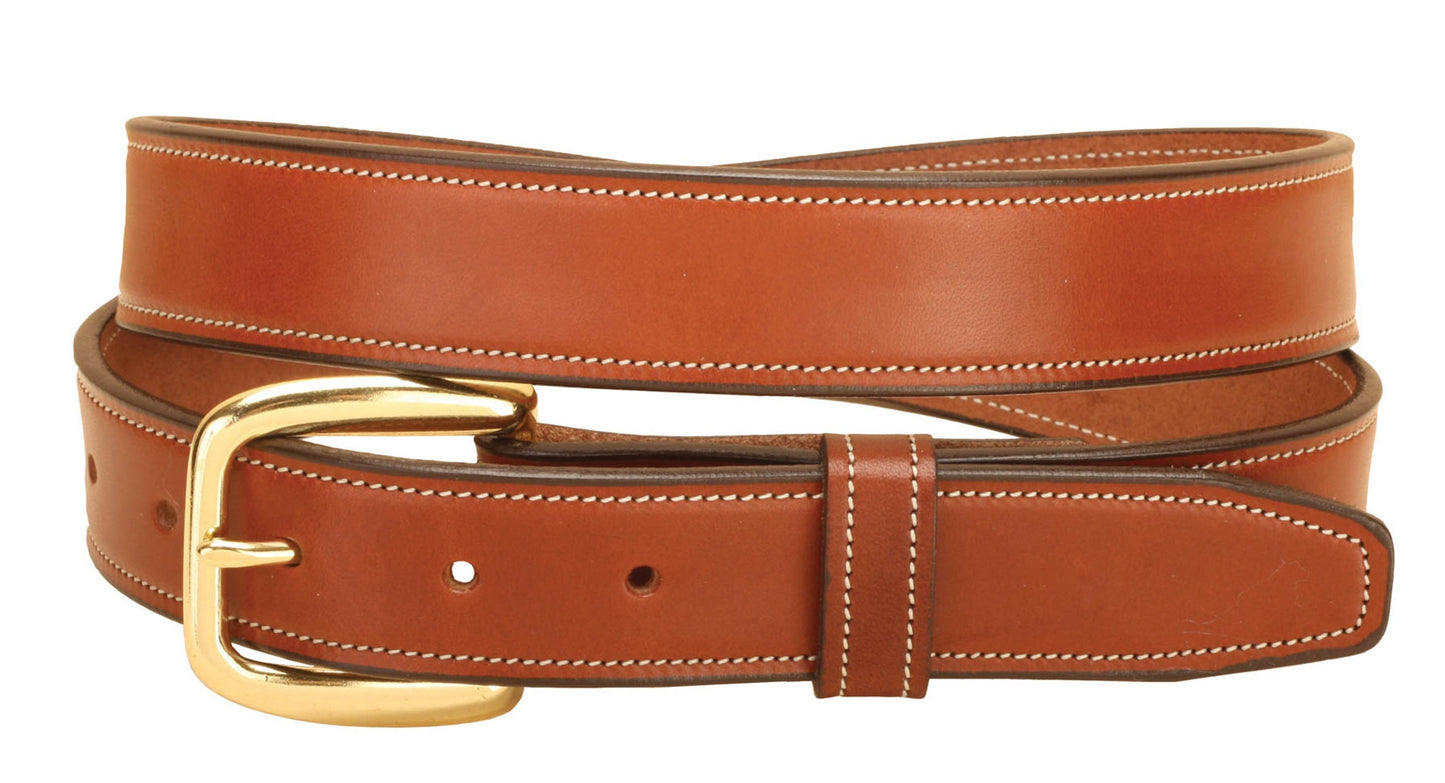 Extra-Large Stitched Leather Belt