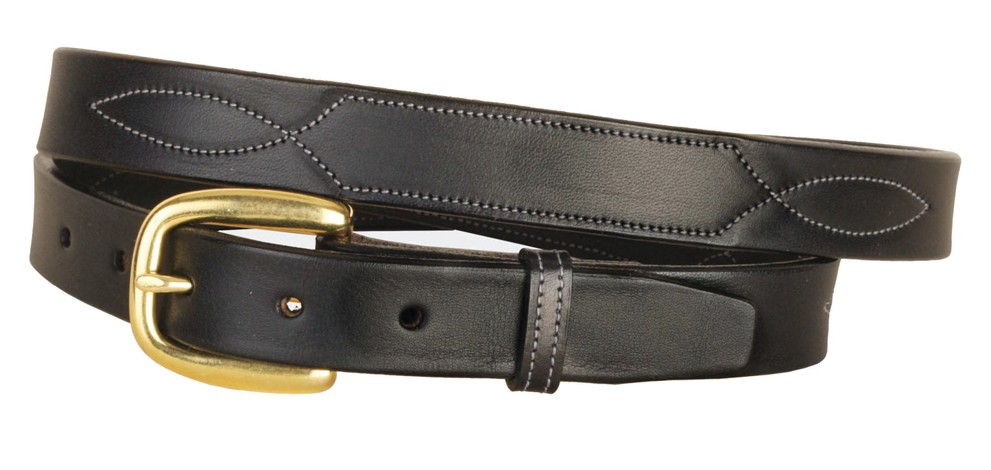 Stitched Pattern Belt
