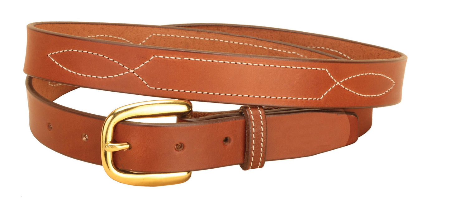 Stitched Pattern Belt