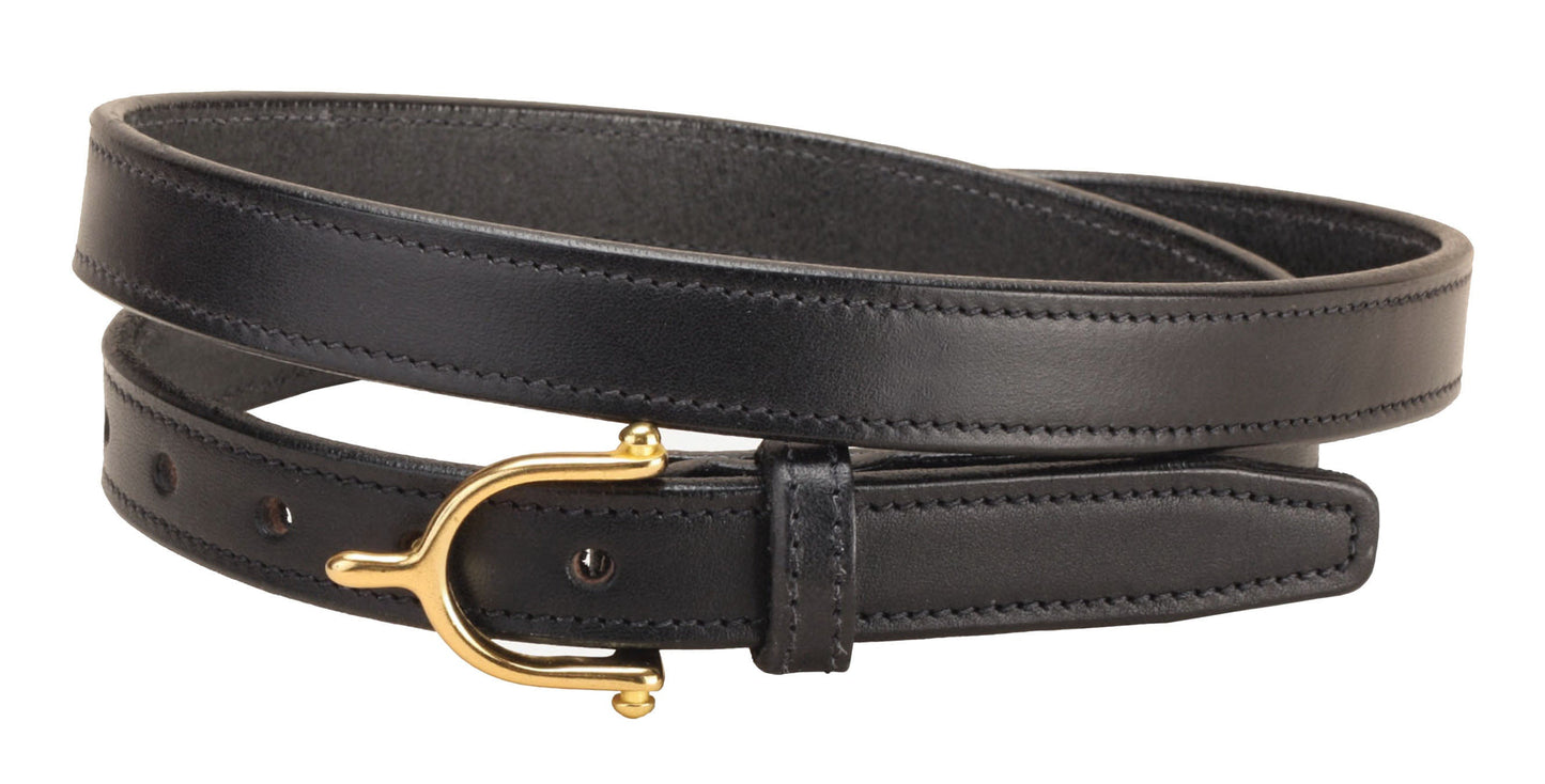 ¾" Brass Spur Buckle Belt