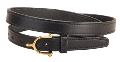 ¾" Brass Spur Buckle Belt