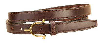 ¾" Brass Spur Buckle Belt