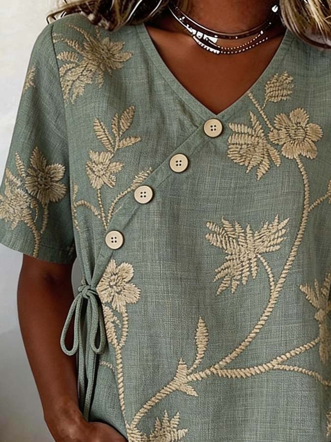 Women'S Casual Printed Shirt
