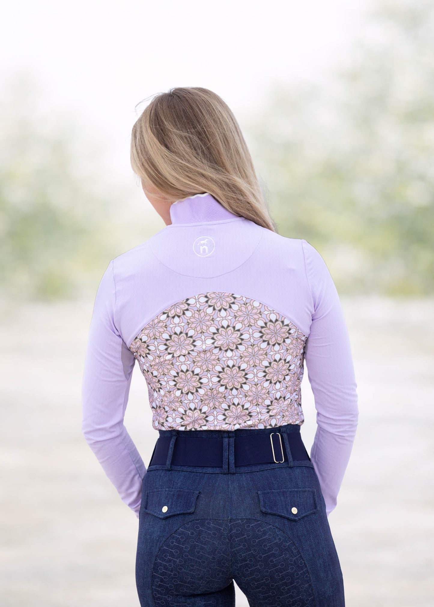 Equestrian The Faith Long-Sleeve Sun Shirt