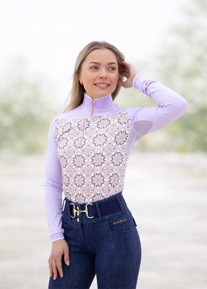 Equestrian The Faith Long-Sleeve Sun Shirt