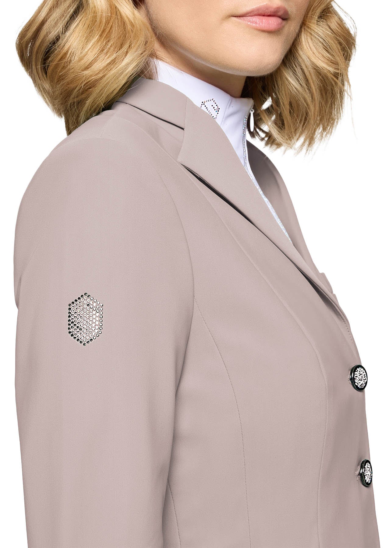 Ladies’ Victorine Crystal Fabric Show Coat