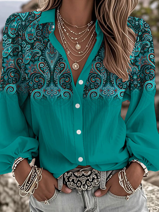 Women's Western Style Vintage Graphic Print Comfort Shirt T-Shirt