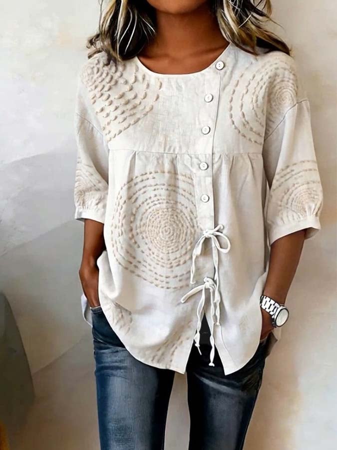 Women'S Casual Printed Shirt