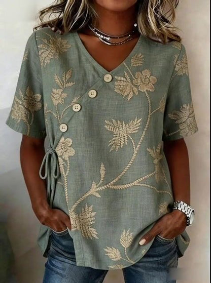 Women'S Casual Printed Shirt
