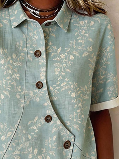 Women'S Casual Printed Shirt