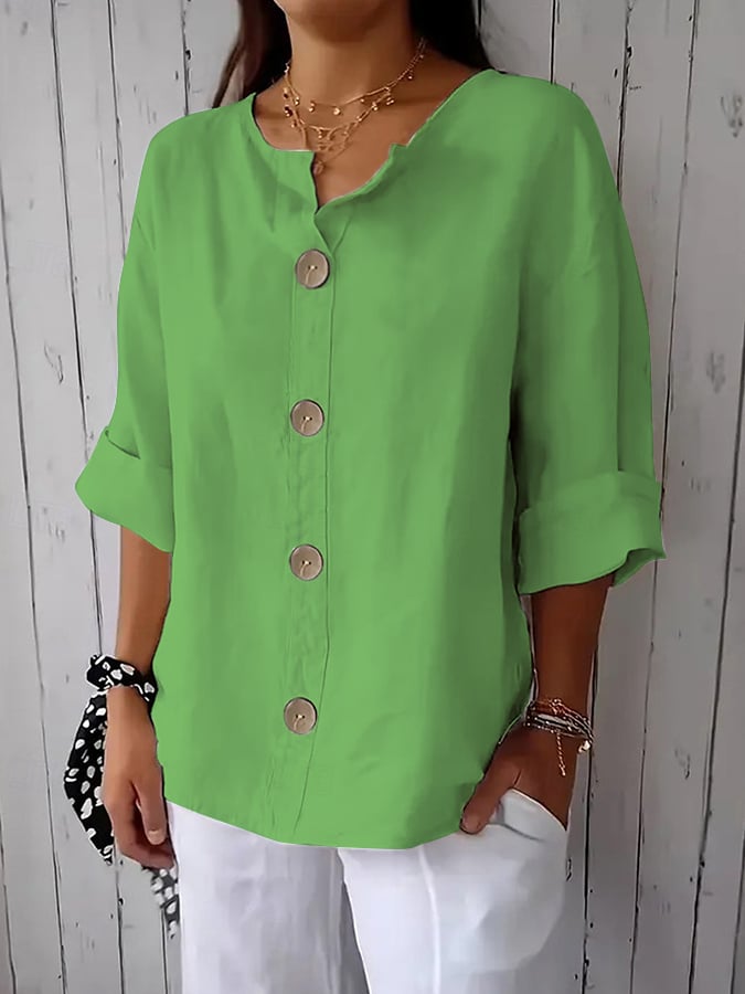 Women's Button-Down Casual Shirt