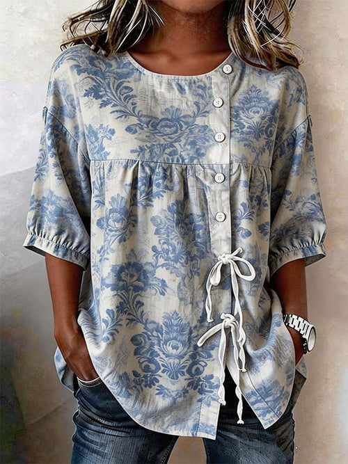 Women'S Casual Printed Shirt