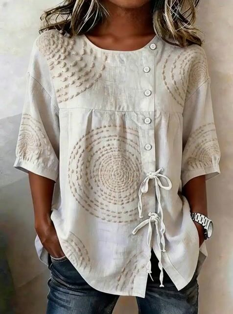 Women'S Casual Printed Shirt