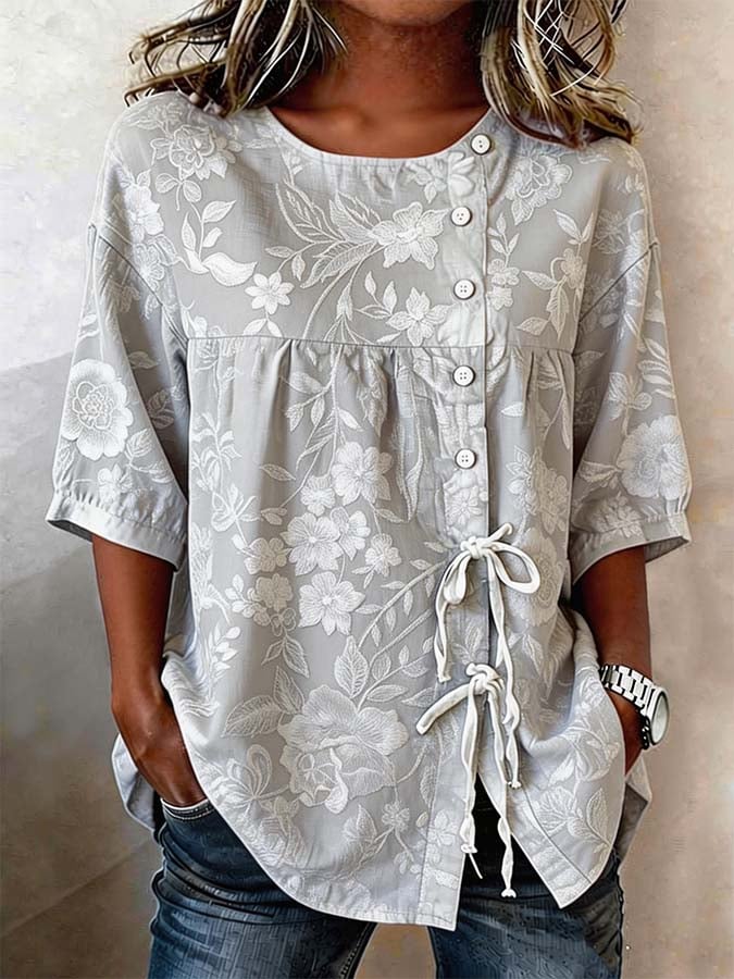 Women'S Casual Printed Shirt