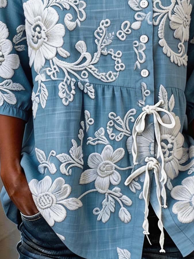Women'S Casual Printed Shirt