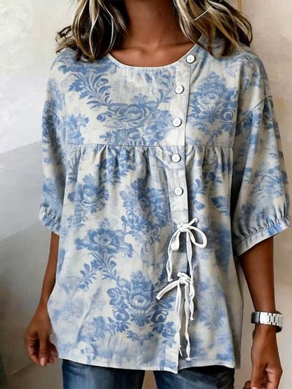 Women'S Casual Printed Shirt