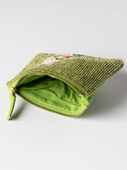 Beaded Coin Purse - Cat