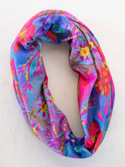 Full Boho Bandeau® Headband - Neon Floral