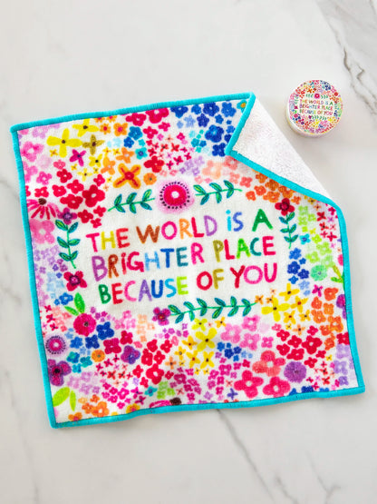 So Soft Expanding Washcloth - World Is Brighter