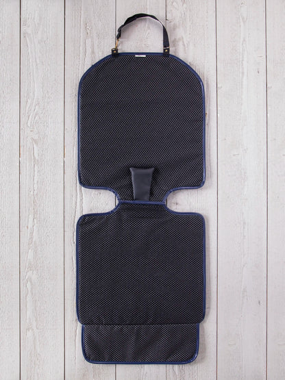 Car Seat Protector - Teal Navy Floral
