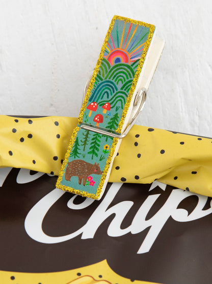 Happy Clips, Set of 4 - Mountains Are Calling