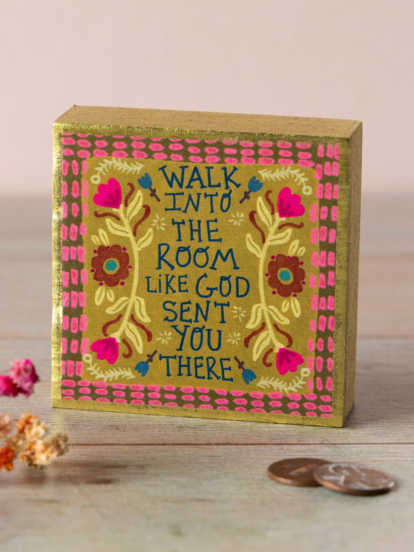 Tiny Block Keepsake - Like God Sent You There