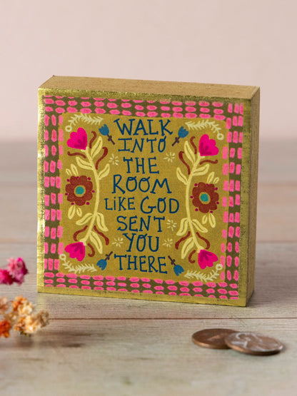 Tiny Block Keepsake - Like God Sent You There