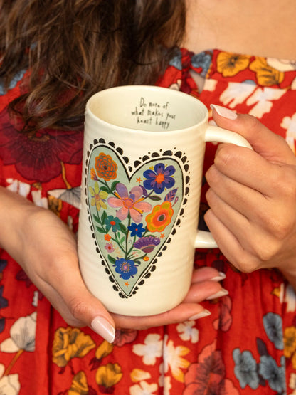 Latte Mug - Heart Happy