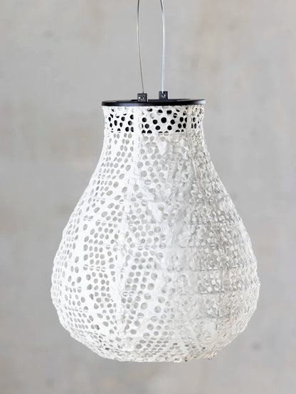 Boho Lace Solar Lantern - Small Vase