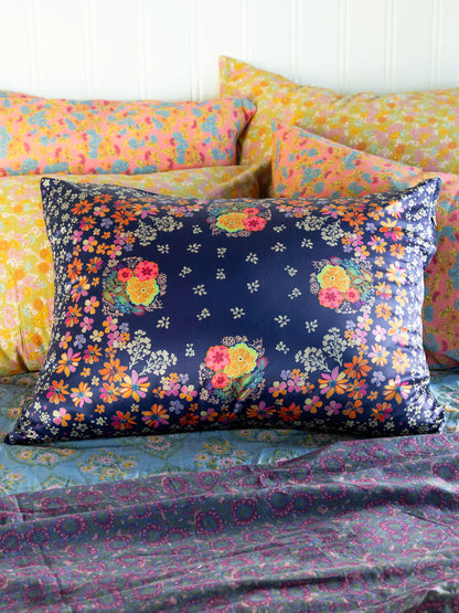 Satin Pillowcase - Tropic Bandana Navy