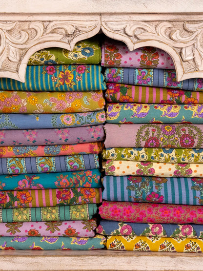 Mix & Match Cotton Flat Sheet - Mauve Maia