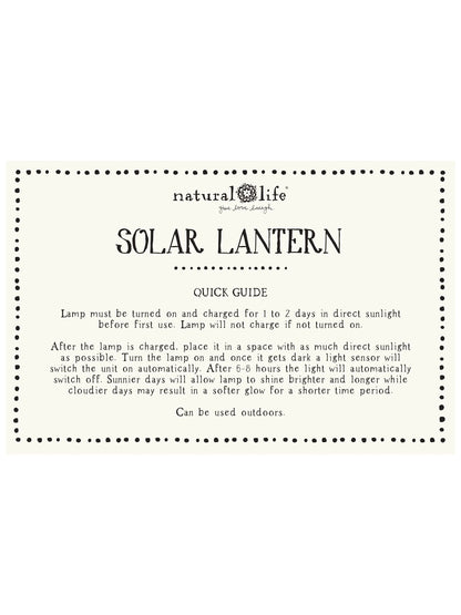 Solar Mandala Lantern - Bronze