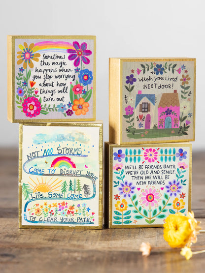 Tiny Block Keepsake - Wish You Lived Next Door