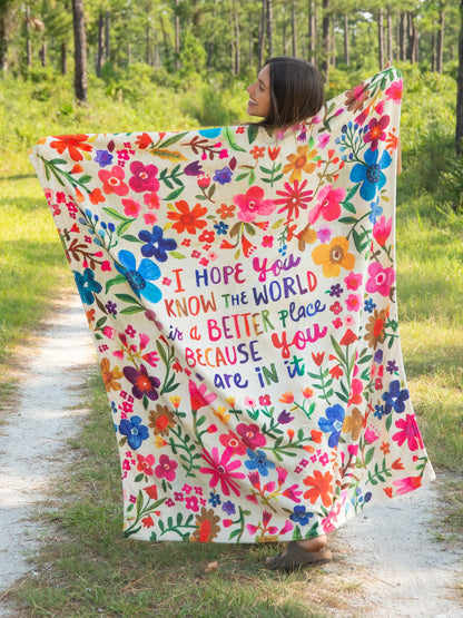 Double-Sided Cozy Throw Blanket - World Better