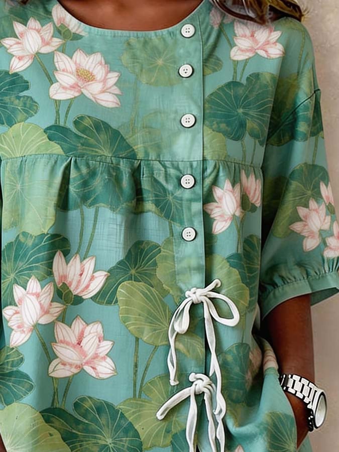 Women'S Casual Printed Shirt