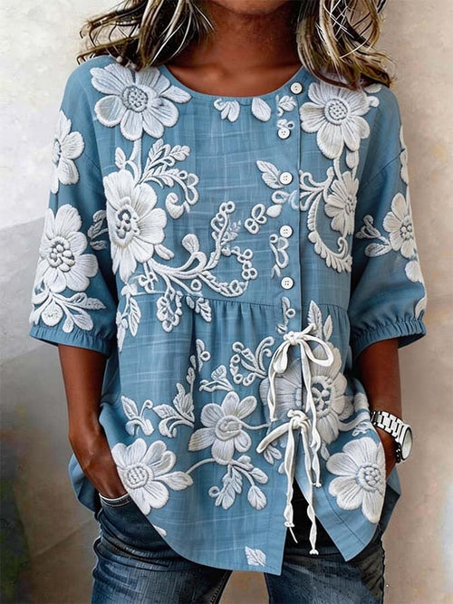 Women'S Casual Printed Shirt
